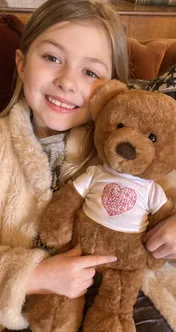 Child with eMemorybear