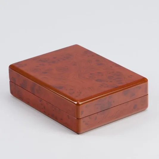 Closed walnut eMemorybox