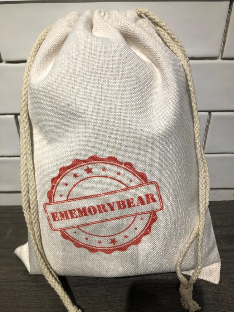 eMemorybear with its canvas bag